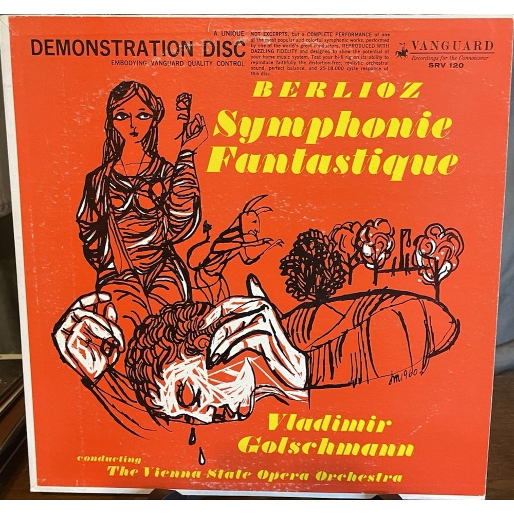 Berlioz Symphonie Fantastique Vinyl 1961 Vanguard Demo LP Golschmann NM/NM+